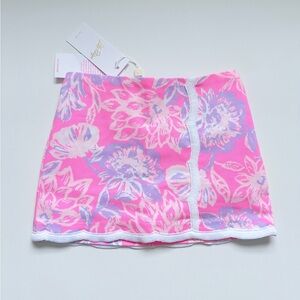 Lilly Pulitzer Mini Michelina Skort in Rousseau Pink Zen Garden Size M 6-7 NWT